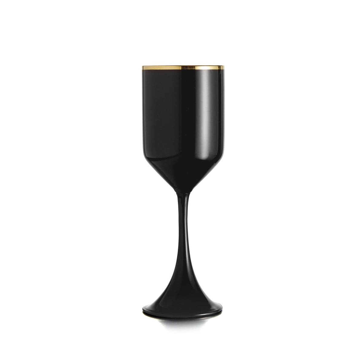 Onyx Gold White Wine Glassware // Set Of 4